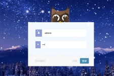 HTML5下雪动画用户登录注册响应式模板 源码下载