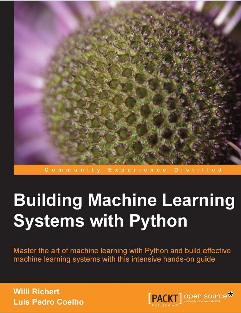 Building Machine Learning Systems with Python PDF 下载-第2张图片